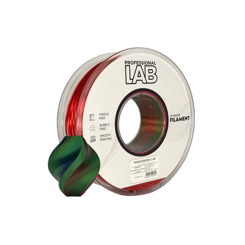 Silk PLA Tri Color Royal Blossom | Prof. Lab