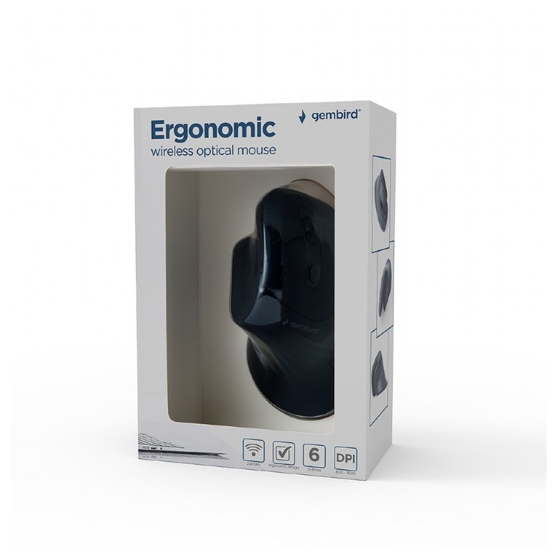Draadloze Ergonomische muis Space Grey