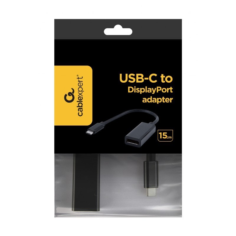 USB-C naar DisplayPort adapter, zwart